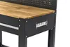 115 cm lange Werkbank mit Holzwerkblatt, hinterer Wand mit Produktbild-Vorschau 7