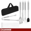 9-teiliges Grillbesteck-Set aus Edelstahl mit Etui Produktbild-Vorschau 4
