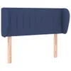 vidaXL Kopfteil mit Ohren Blau 93x23x78/88 cm Stoff Produktbild-Vorschau 1
