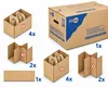 1x Profi-Transport- und Umzugsset für 64 Gläser 14 tlg. Produktbild-Vorschau 3
