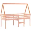 vidaXL Dach für Kinderbett Wachsbraun 209x85,5x88 cm Produktbild-Vorschau 3