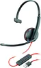 Poly C3210 Usb-a Voip-kopfhörer Schwarz  Schwarz One Size Produktbild-Vorschau 3