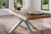 Esstisch 280 x 100 cm Akazie massiv natur Baumkantentisch Produktbild-Vorschau 4