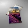 Bild auf Leinwand - Leinwandbild - Lavendel Berge Feld - Produktbild-Vorschau 2