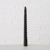 Candela a bastoncino Twisted Set di 6 nero Anteprima dell’immagine prodotto 2