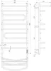 Koupelnový radiátor elektrický Parus Mix 9 170W 100x53 cm 2 Náhled obrázku produktu 16