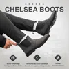 PAULGOS Herren Chelsea Boots Echtes Leder, Stiefeletten Produktbild-Vorschau 2