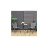 Piccolo set di mobili da giardino ARIANA - nero Anteprima dell’immagine prodotto 6