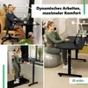 di volio Höhenverstellbarer Schreibtisch Rapalo - schwarz, Produktbild-Vorschau 6