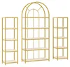 Merax Bücherregal Bogen-Design Standregal, 3-teiliges Regal Produktbild-Vorschau 8