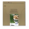 A cardboard box with an image of a fox on it, likely for product packaging. Voir les images du produit
