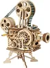 A wooden model of a vintage film projector. Produktbild-Vorschau