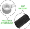 Two close-up views of product components with German text labels. Produktbild-Vorschau