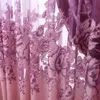 1Pc Flower Jacquard Tuell Fenster Vorhang drapieren Produktbild-Vorschau 5