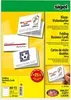 SIGEL LP838 Klapp-Visitenkarten, 3C, glatter Schnitt Produktbild-Vorschau 2