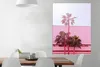 MuchoWow® Poster Palme - Garten Poster - Rosa 90x120 cm - Produktbild-Vorschau 2