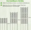 COSTWAY Set di 3 graticci 164x48 cm, supporto per Anteprima dell’immagine prodotto 3
