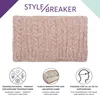 styleBREAKER Damen breites Multifunktion Strick Stirnband Produktbild-Vorschau 3