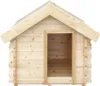 Hundehütte Outdoor kleine Hunde – Hundehaus Holz für Produktbild-Vorschau 3