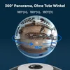A 360-degree fisheye camera view of a room, showing a person browsing shelves. Produktbild-Vorschau