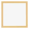 A square picture frame with a light wood-effect border and a white matting. Produktbild-Vorschau