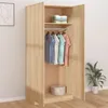 vidaXL Szafa dąb sonoma 90x52x200 cm materiał Podgląd zdjęcia produktu 3