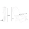 Chaise longue de plage Pliable avec accoudoirs en aluminium Voir les images du produit 11