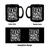 I hate People Tasse in Schwarz Produktbild-Vorschau 4