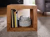 WOHNLING Standregal Massivholz Sheesham 44cm hoch Cube Produktbild-Vorschau 9