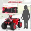 COSTWAY 24V quad elettrico per bambini a 2 velocità, quad Anteprima dell’immagine prodotto 4