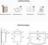 Planetmöbel Waschbecken mit Waschbeckenunterschrank, Produktbild-Vorschau 4