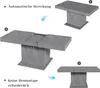 An instructional diagram showing how to extend a dining table. Podgląd zdjęcia produktu