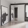 Schwebetürenschrank Kleiderschrank Bella 03, 183 cm, Produktbild-Vorschau 5