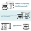okwish Couchtisch 2er-Set, Satztisch Beistelltisch für Produktbild-Vorschau 6