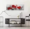 Italienischer Leinwand Leinwandbild - Grey Garden 120x40 cm Produktbild-Vorschau 4
