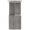 vidaXL Bureau d'angle Gris Sonoma 200x50x76 cm Bois Voir les images du produit 7
