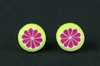 Grapefruit Pampelmuse Ohrstecker Miniblings Stecker Produktbild-Vorschau 2