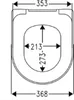 Haro Bacan WC-Sitz mit Deckel Take off softclose weiß Produktbild-Vorschau 6