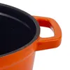 Eisentopf mit Deckel 2,2 L Vintage Cuisine Orange Ombre Produktbild-Vorschau 3
