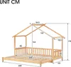 Merax Kinderbett 90x200cm/180x200cm Ausziehbett Produktbild-Vorschau 7
