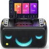 A karaoke machine with a built-in screen and microphone. Anteprima dell’immagine prodotto