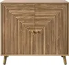 Calicosy - Credenza 2 ante effetto doghe a L, L80 cm - EDEN Anteprima dell’immagine prodotto 1