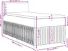 vidaXL Boxspringbett mit Matratze Schwarz 90x190 cm Samt Produktbild-Vorschau 8