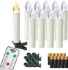 XMTECH 20x LED Weihnachtsbaumkerzen Kabellos mit Batterie & Produktbild-Vorschau 1