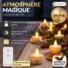 MONZANA® 10x Bougie LED chauffe plat sans flamme Voir les images du produit 2
