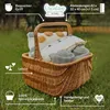 Creative Home Holländischer Picknick-Weidenkorb mit Griff | Produktbild-Vorschau 14