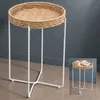 doporro Beistelltisch rund, Kleiner Tisch, Couchtisch rund Produktbild-Vorschau 1