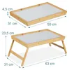 2 x Betttablett klappbar, Tablett mit Füßen, Frühstück im Produktbild-Vorschau 4
