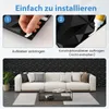 COSTWAY 50 Stück 3D Wandpaneele Diamant 30x30cm, Produktbild-Vorschau 5