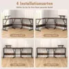 Four different configurations of a corner desk and a long desk are shown. Anteprima dell’immagine prodotto